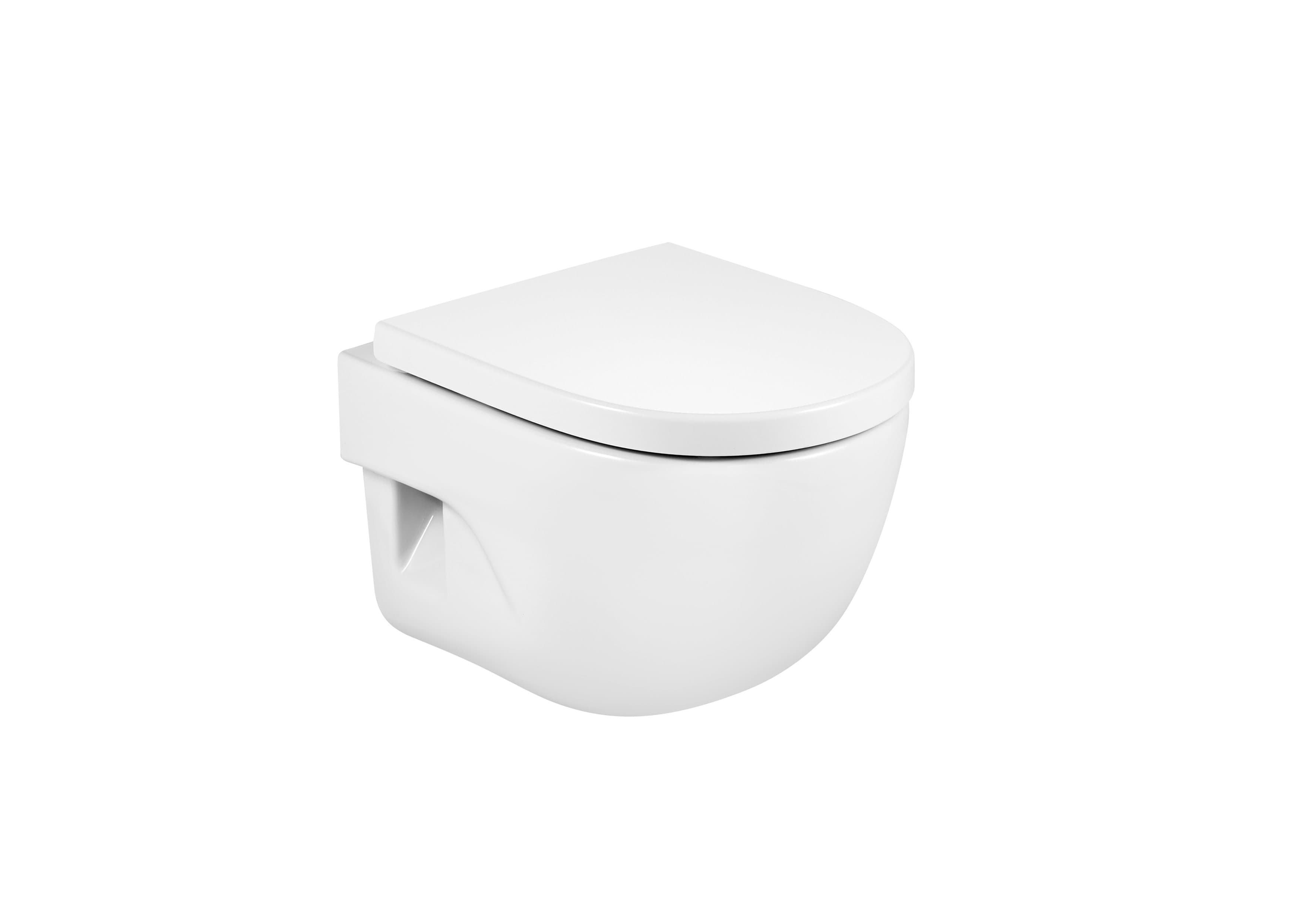 Sanitaire WC MERIDIAN A346248000 Cuvette de WC suspendue compacte en porcelaine bride fermée Roca 1 - Mirage ceramica