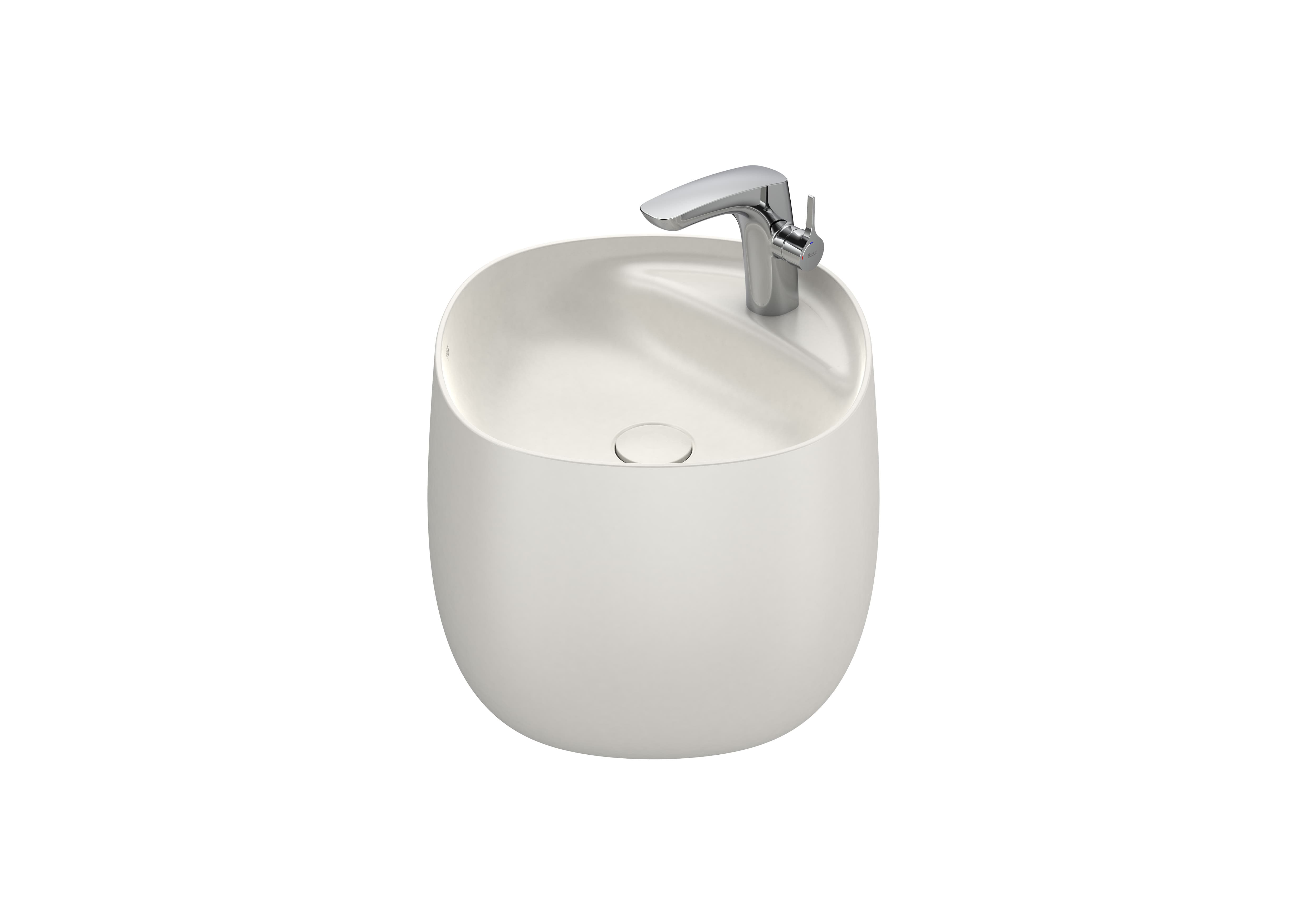 Sanitaire Lavabos BEYOND A3270B1000 Demi-lavabo Totem en FineCeramic Roca 5 - Mirage ceramica